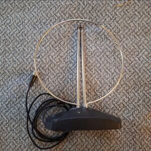 Black and Silver TV Antenna